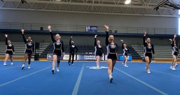 Eagles Cheer Places 5th at Regionals