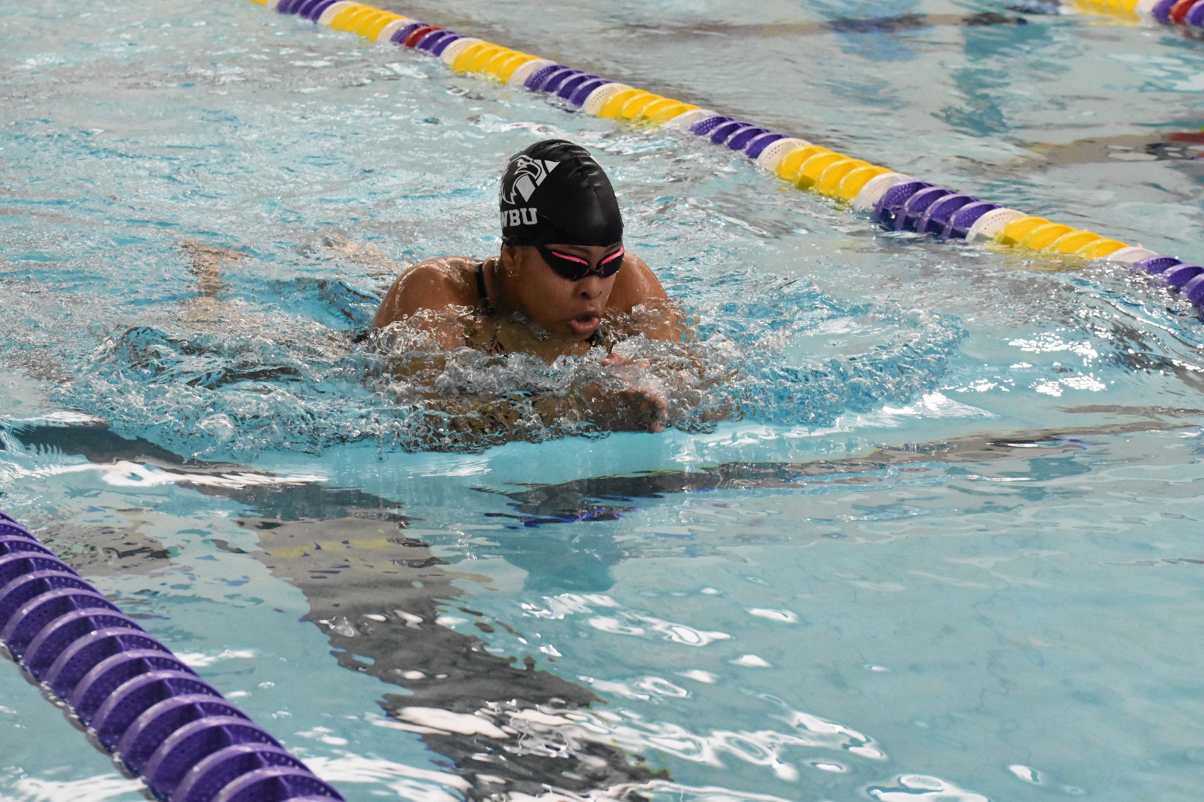 WBU Swim Teams Compete at Liberal Arts Championships